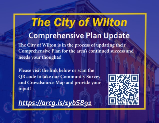 City of Wilton is updating the comprehensive plan of the city 