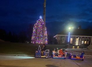 Christmas Train, Tree, Depot
