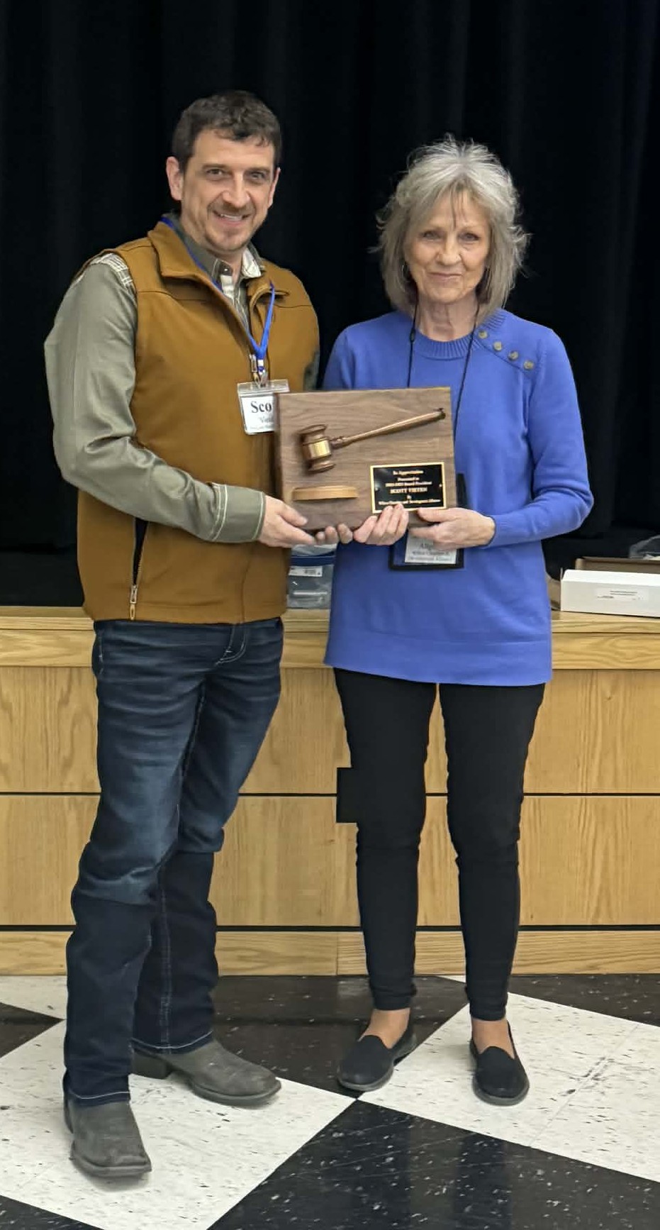 Scott Vieten Outgoing President